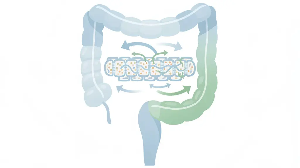 Illustration simplifiée du passage du magnésium chélaté à travers la paroi intestinale